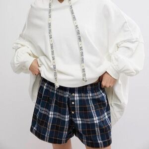 Free People Sunday Morning Boxer Shorts